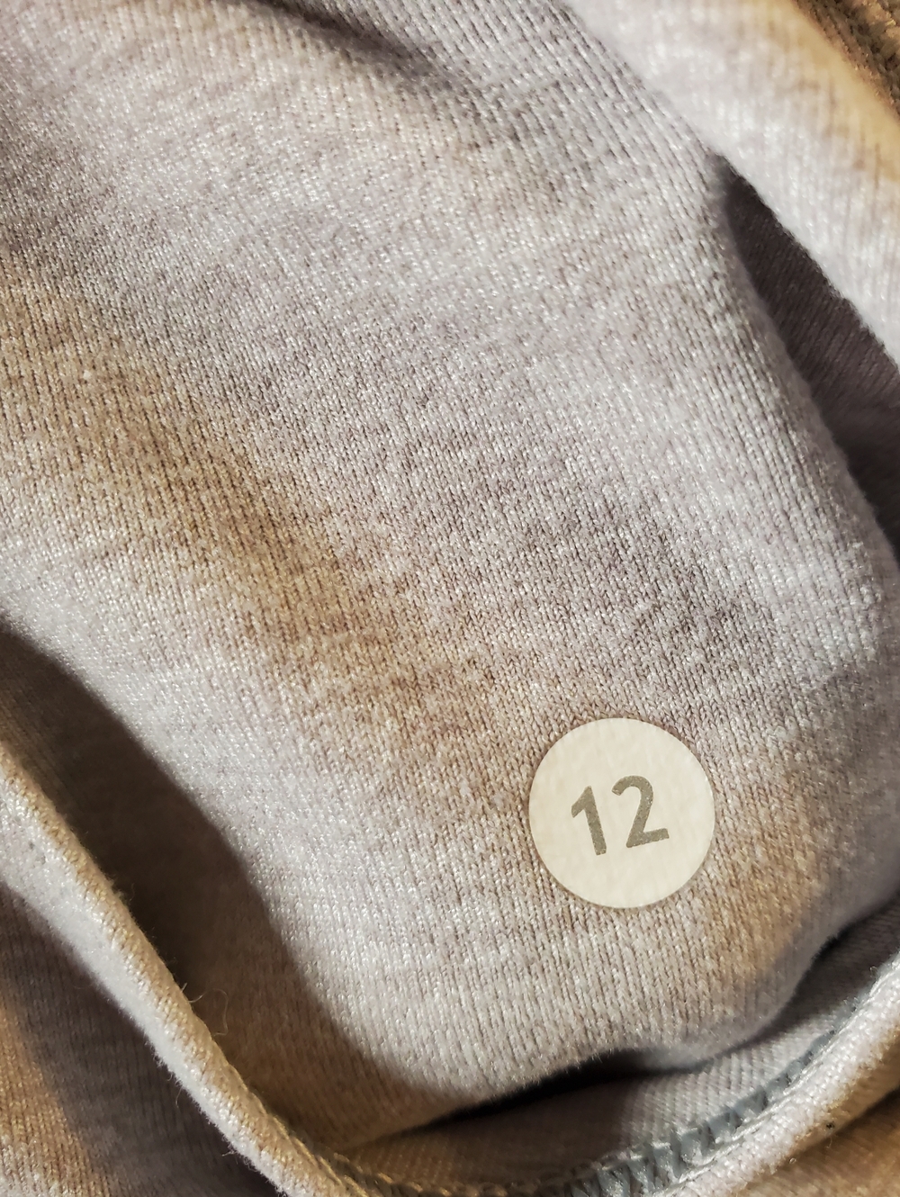 Lululemon Women's Still Pants (Regular) Full-On Luon Heathered Medium Gray Sz 12 - Picture 16 of 16